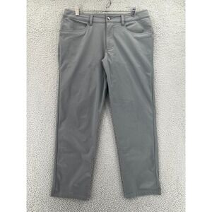 Lululemon Mens ABC Pants Size 32 (Fit 33x27) Slim‎ Fit Grey Pant Performance